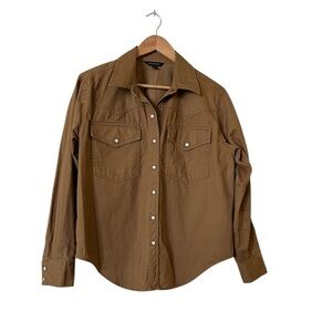 Banana Republic Western Shirt, tan/“Horse Hair“